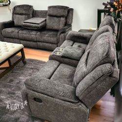 Manuel Reclining 2pc(Sofa&Loveseat) Park City