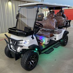 2026 REVO Electron Charge 52.1V Lifted Luxury Golf Cart