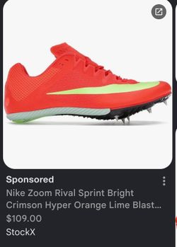 Track cleats ( size 6 )