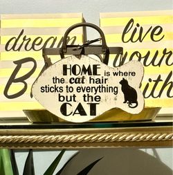 Cat Sign - Home Decor