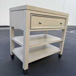 Macy’s Kelly Ripa Kendall Side Table Nightstand Light Gray 