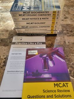 The Princeton Review MCAT - Subject Review Complete Set + Workbooks