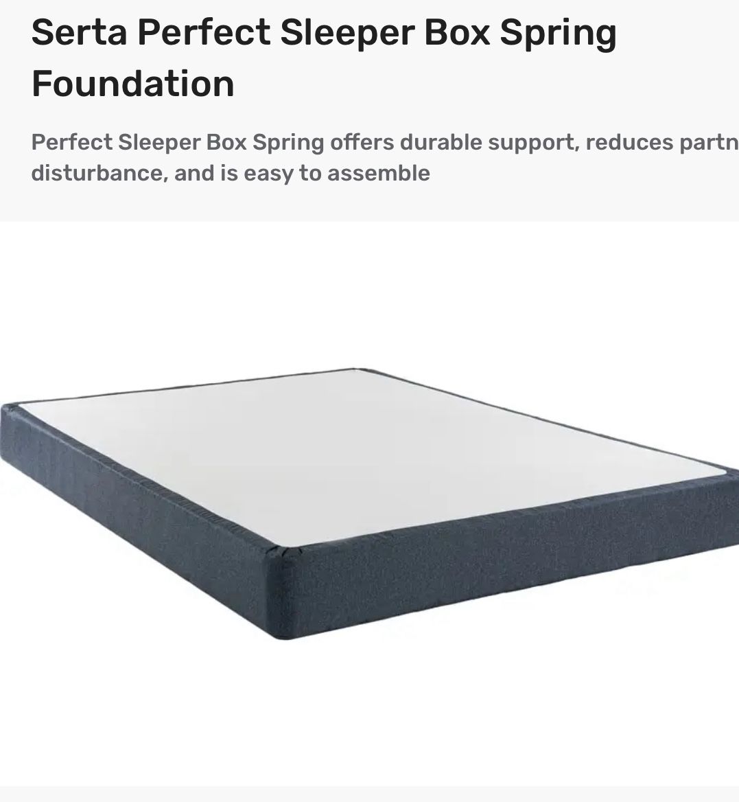 Twin Box Spring, New
