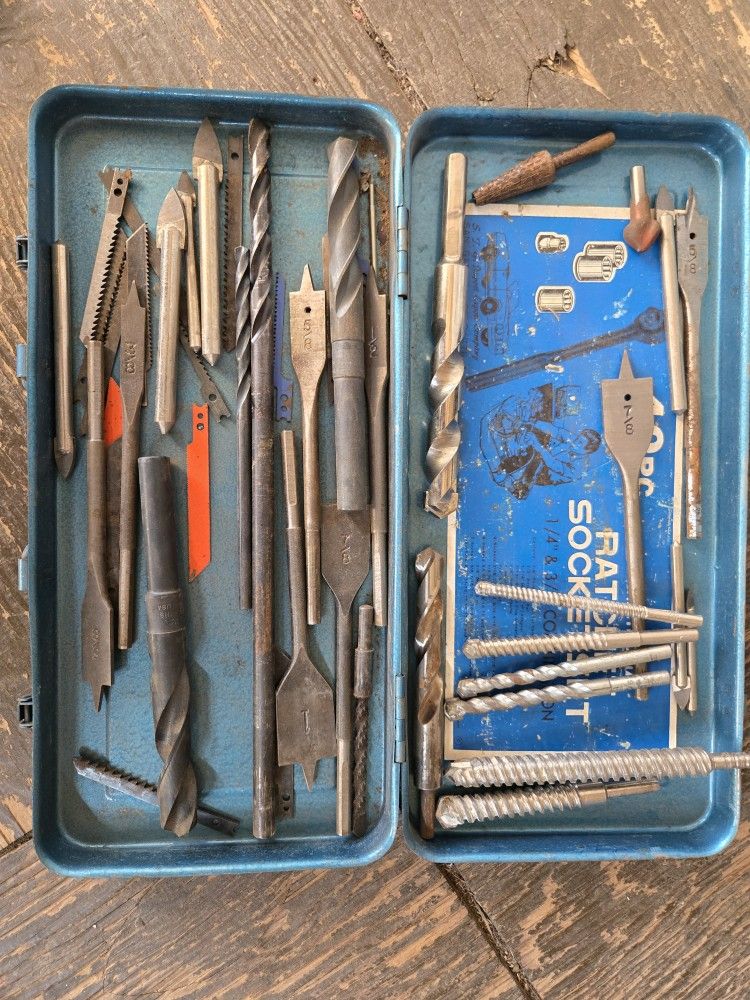 Vintage Mixed drill Bits