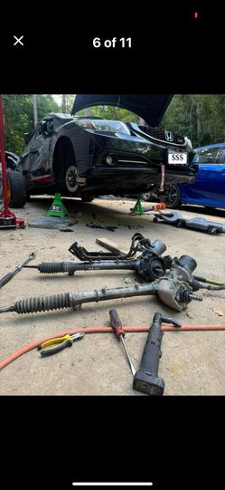 Power Steering ,Brake Pads ,Rotors ,Water Pumps,radiator,gasolinePump, Brake Fluid,calipers,wheel Bearing,steering Column,power Steering Pump,gasket