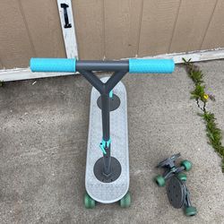 Used Morf Board Scoot And Skate Combo Set 
