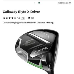 Callaway Elite X driver 