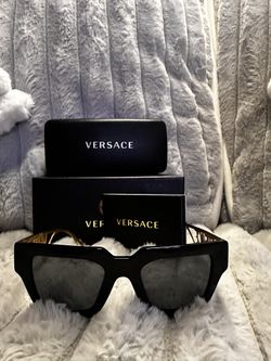 Versace Sunglasses Black And Gold Luxury