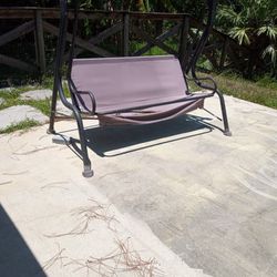 Swing Lounge Chair Needs New Cloth 
