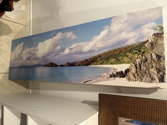 Cloudy Coastal Landscape, Trunk Bay, Saint John, US Virgin Islands " by Panoramic Images
