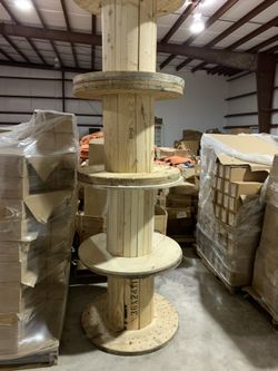 Heavy duty wooden spool / tables