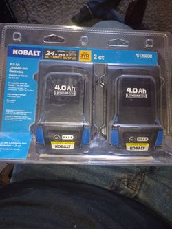 KOBALT 2-4.0  24 volt ultimate output batteries