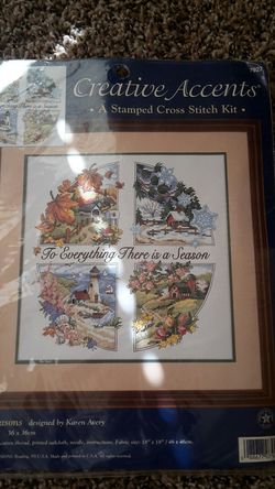 All, 4 Seasons Cross stitch kit New