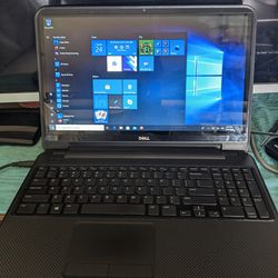 Touchscreen dell core i5 win10 CD DVD RW WiFi web camera new battery charger included can test before buying