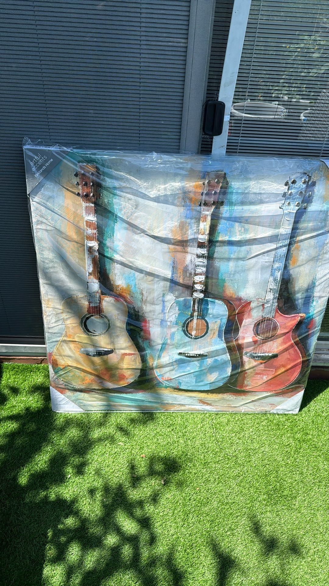 Beautiful Color Gasping New Musical Musician Artistic Painted And Molted Painting 