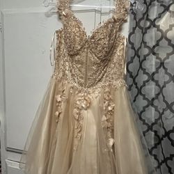 Gold/Champagne Dama Dress