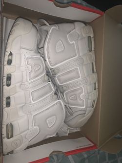Nike Air More Uptempo Light Bone/White