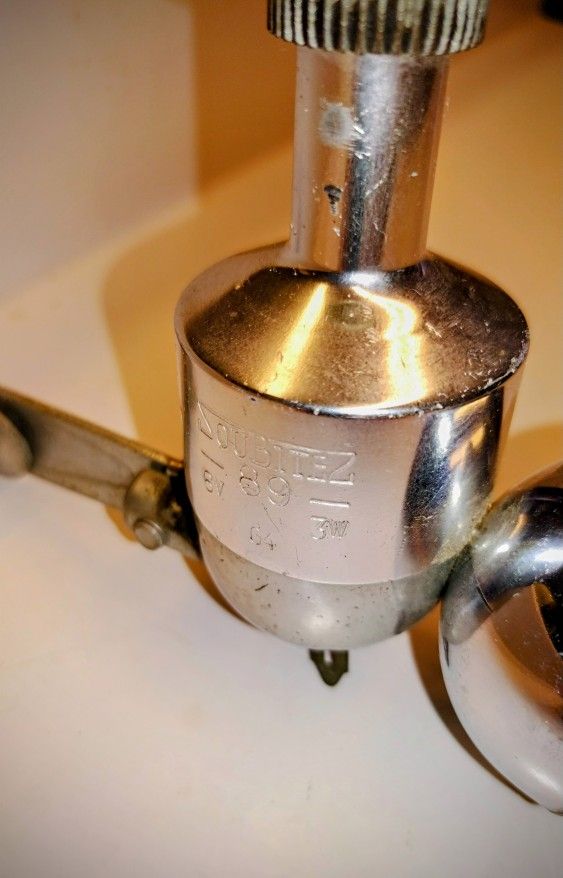Dynamo De Vélo Ancienne Chromée Soubitez - 3W 6V - Éclairage Vintage Français