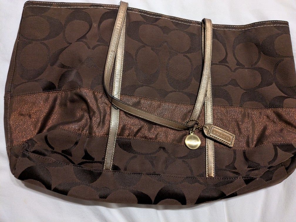 Coach Canvas Tote