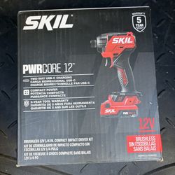 SKIL PWRCORE 12™ Brushless 12V ¼-Inch Compact Impact Driver