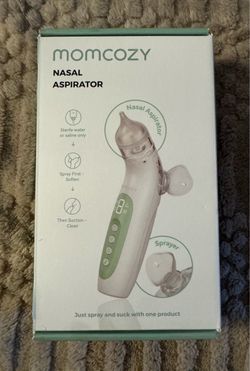 New Momcozy BreezyClear™ 2-in-1 Hospital-Grade Electric Nasal Aspirator for Baby
