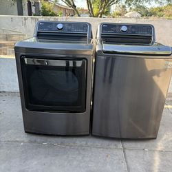 Lg Washer And Dryer Gas Works Perfect In Good Condition. Free Delivery Garage.