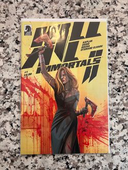 kill all immortals II 1-5 complete mini series all cover A
