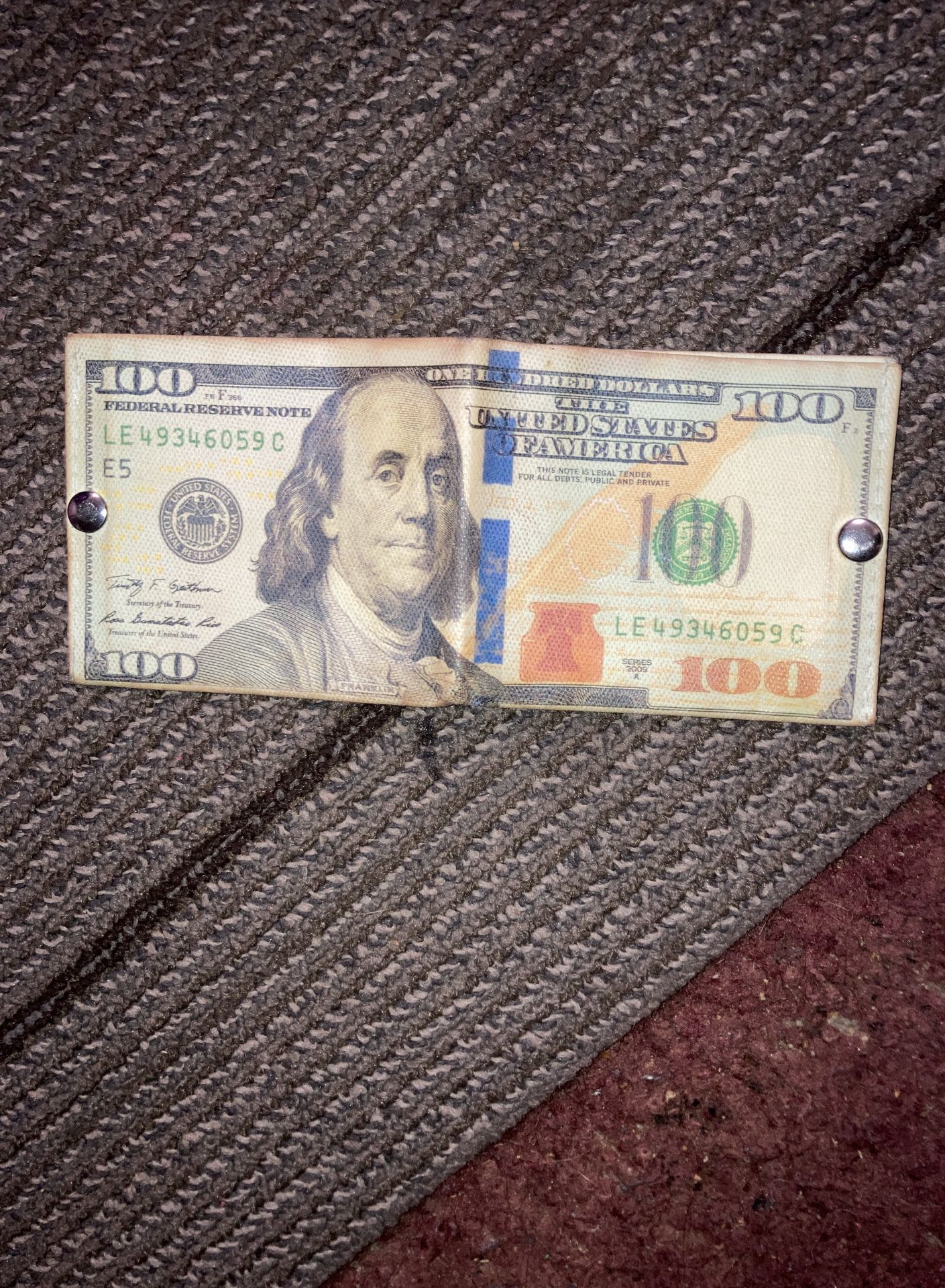 $100 Bill Wallet