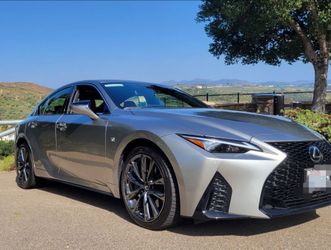 2021 Lexus IS 350 F SPORT Sedan – Atomic Silver / Red Leather