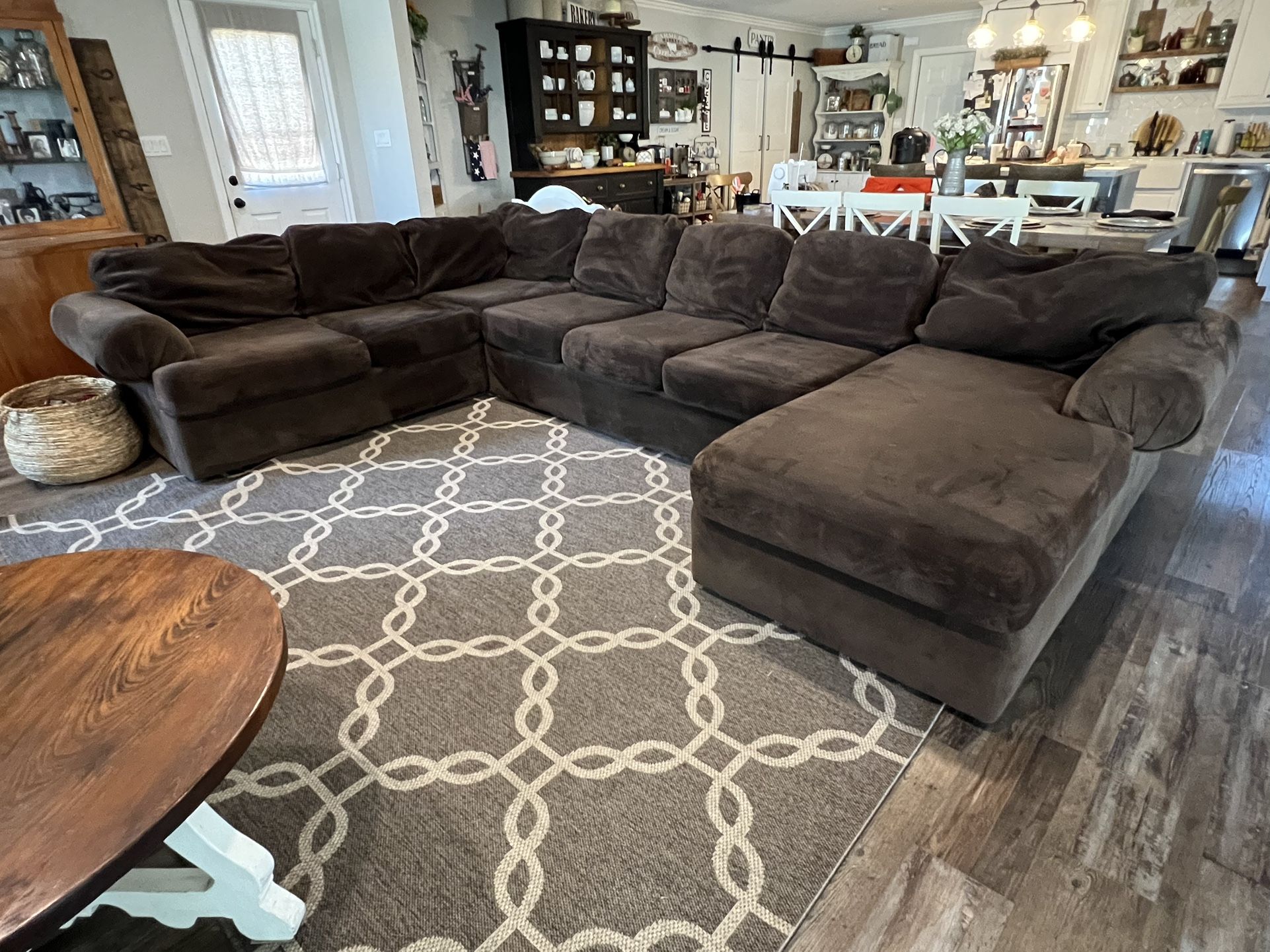 FREE Brown Living Room Sectional Sofas Couches