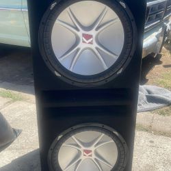 15” Speakers With Amplifier 