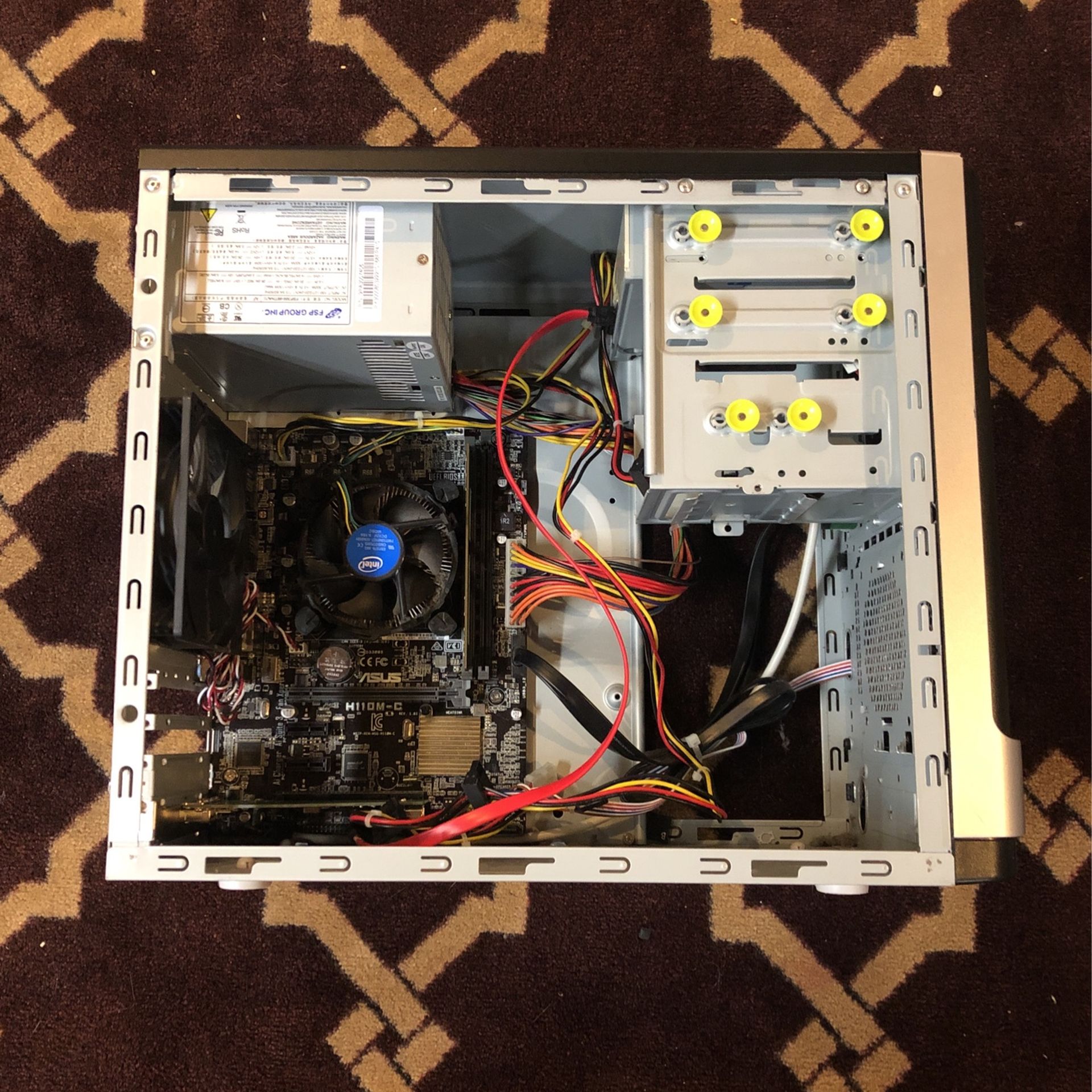 4GB I5 Tower, Comes With RGB , SATA 1 And Power Cords