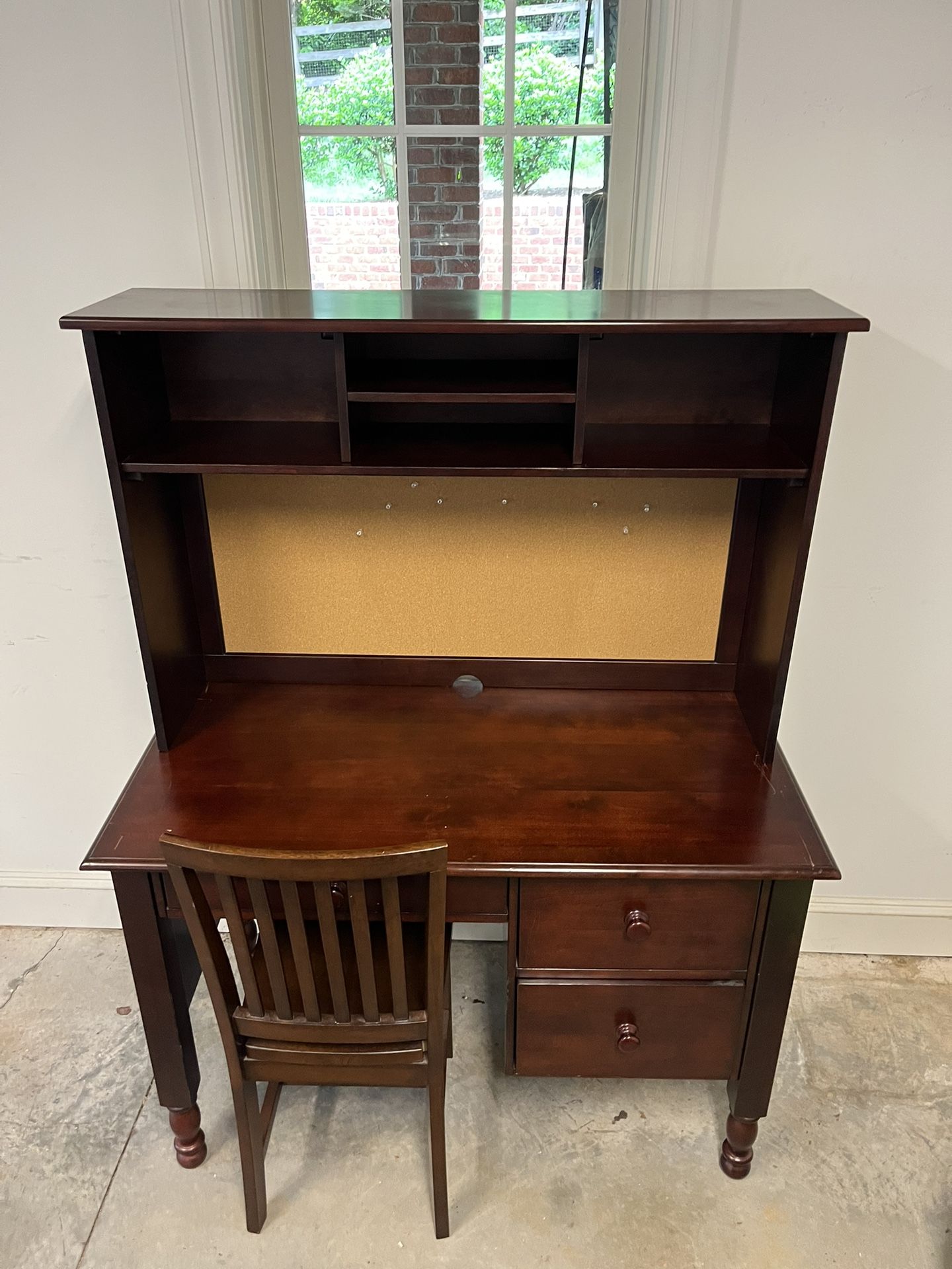 Pottery Barn Desk With Chair