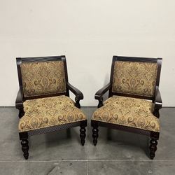 Traditional Fabric Armchairs
