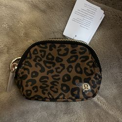 Lululemon Small Leopard Pouch 