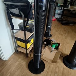 Slim, Bladeless LED Odec Oscillating Tower Fan
