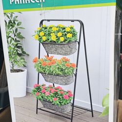 3-Tier Plant Stand, Used But In Good Shape