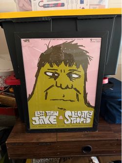 Less than Jake framed poster