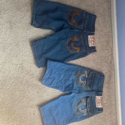 True religion vintage jorts 22$ EACH