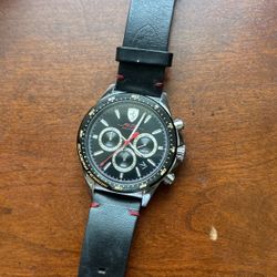 Scuderia Ferrari "Pilota" Chronometro Stainless Steel Quartz Watch
