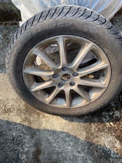Himalaya studded snow tires 215/75R17 with wheels