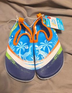 Sun Smart Hi-Top Water Shoes with Dinosaurs