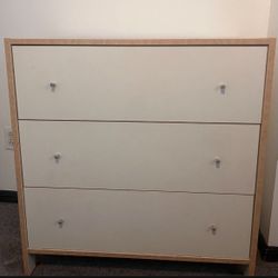 White Bedroom Dresser 3 Drawer