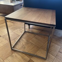 Crate & Barrel End Table 