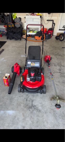 Craftsman Lawn Mower, Weed Wacker, and Leaf blower