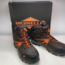 Merrell J15729 Trailwork Mid CT Hiking/Work Waterproof Boots