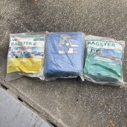 1-Duty Tarp 20‘ X 30‘ 5mil 600 ft.,and 2-Waste Management Bagster 8ftx4ftx2ft6 in 605 Gal Capacity 