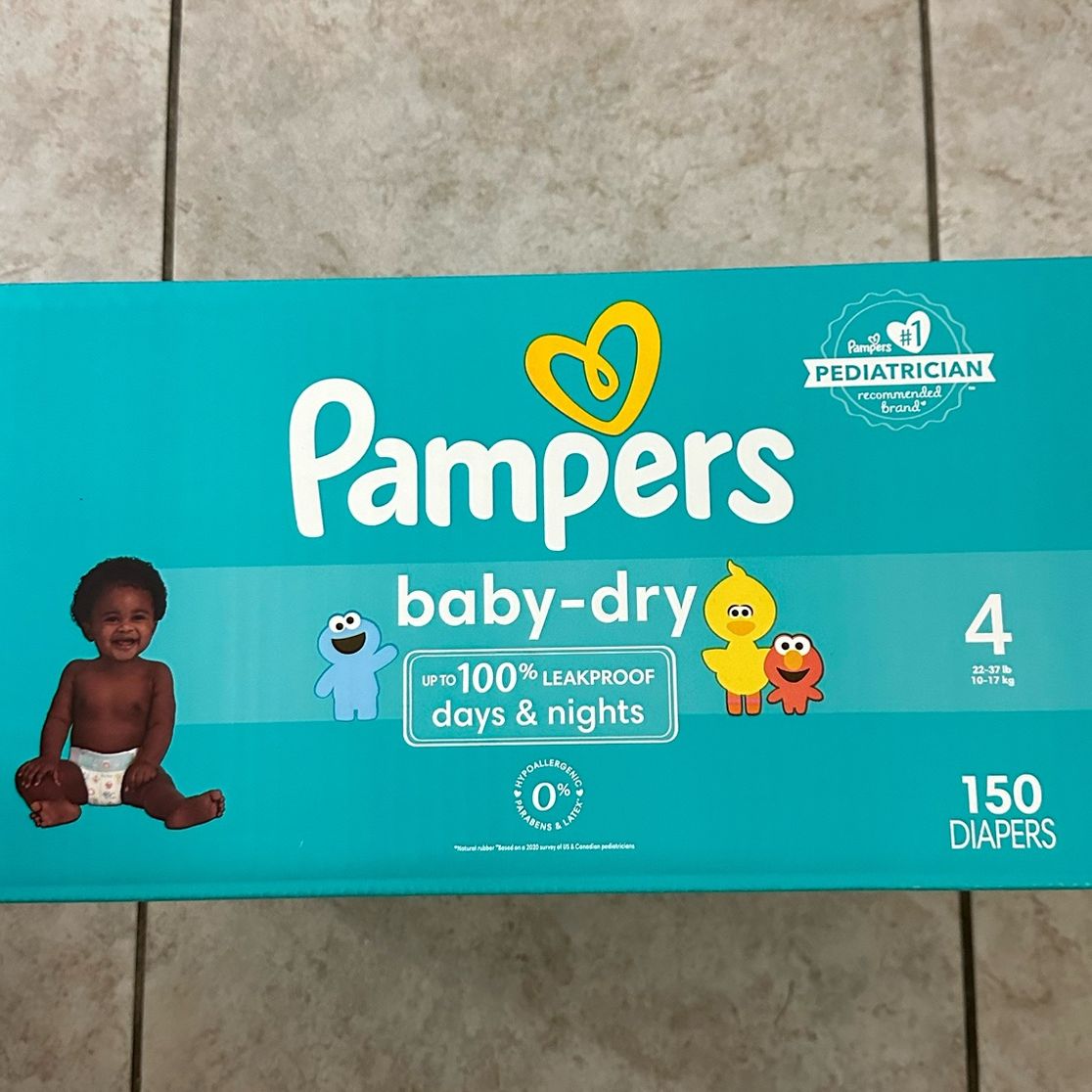 👶 Pampers Baby-Dry Size 4/150 Diapers NEW