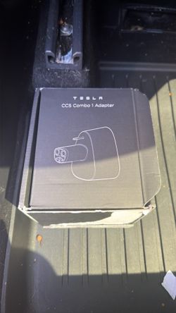Ccs1 combo Tesla adapter used