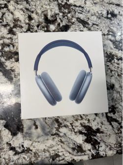 Sealed blue AirPod maxes